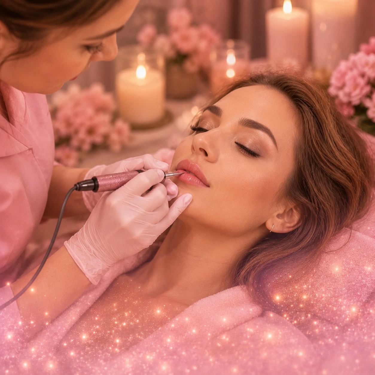 رژلب و خط لب دائم