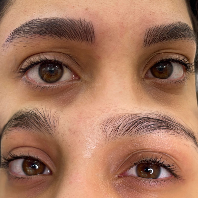 میکروبلیدینگ سوپرنچرال، زیر ابرو دار دخترونه خطوط به صورت مویی و‌کرکی و نچرال کاشت میشه  ماندگاری ۳تا ۵ سال
